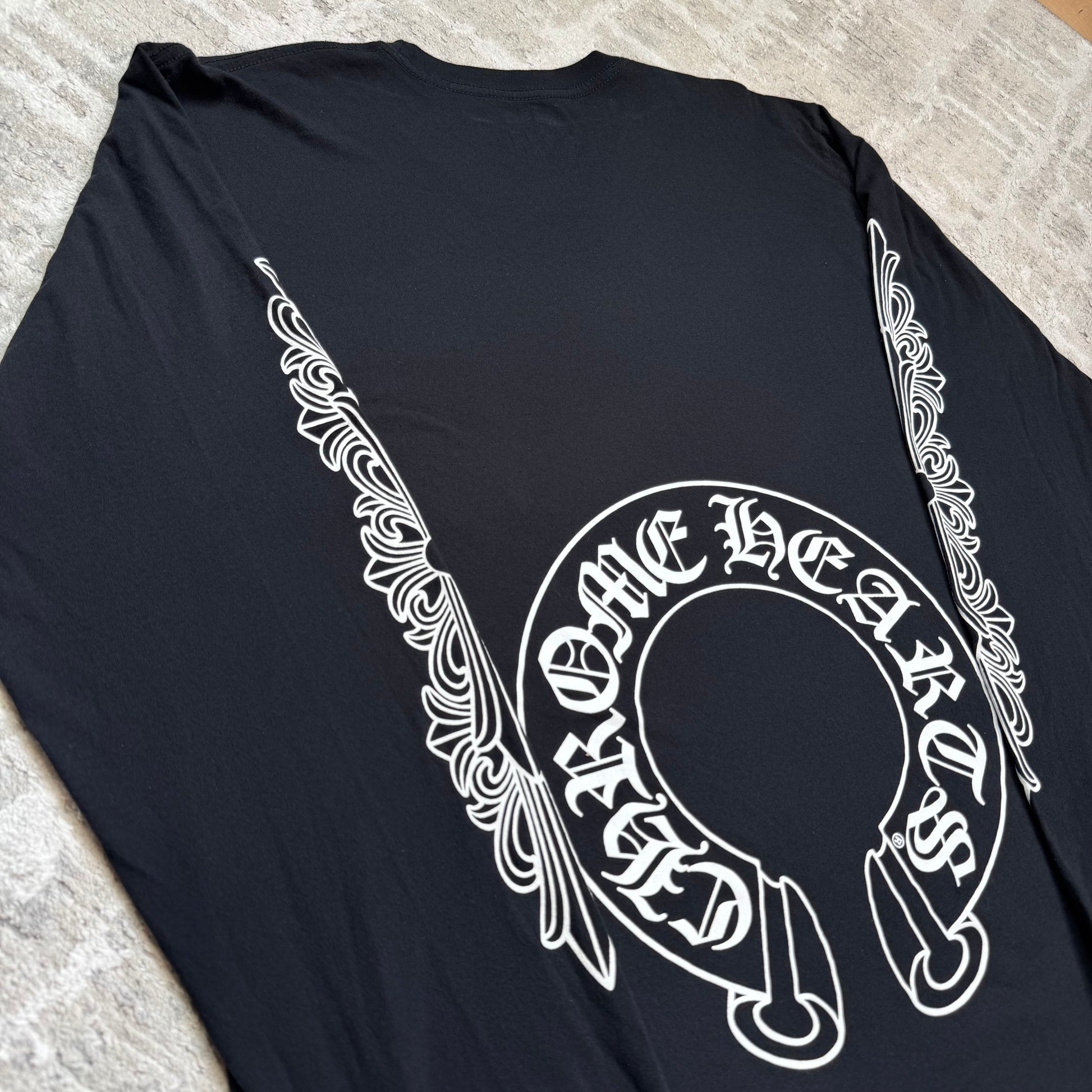 Chrome Hearts Floral Horseshoe Long Sleeve Shirt — Size XLFITS — photo 7
