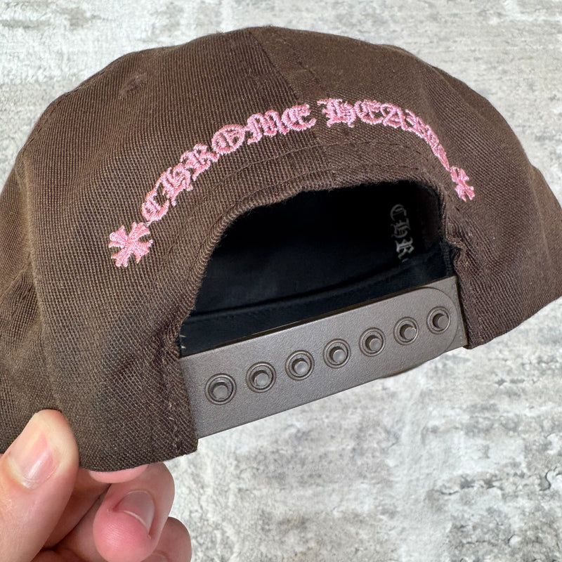 Chrome hearts baseball brown pink hat - Million Dollar Streetwear