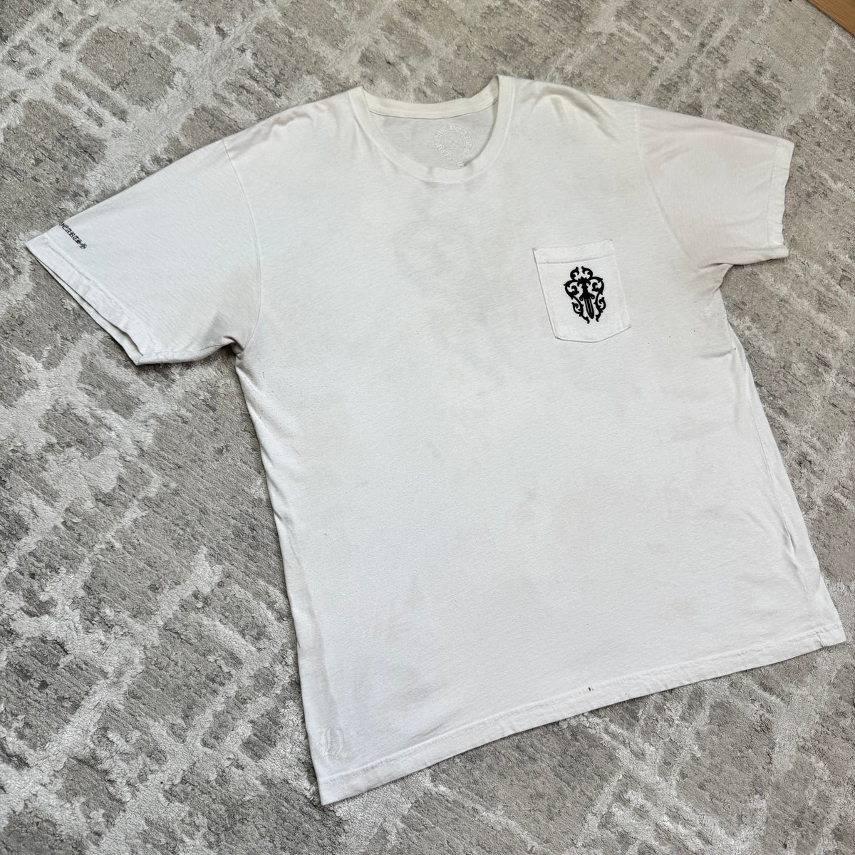 Chrome hearts dagger short sleeve tee shirt - Million Dollar Streetwear