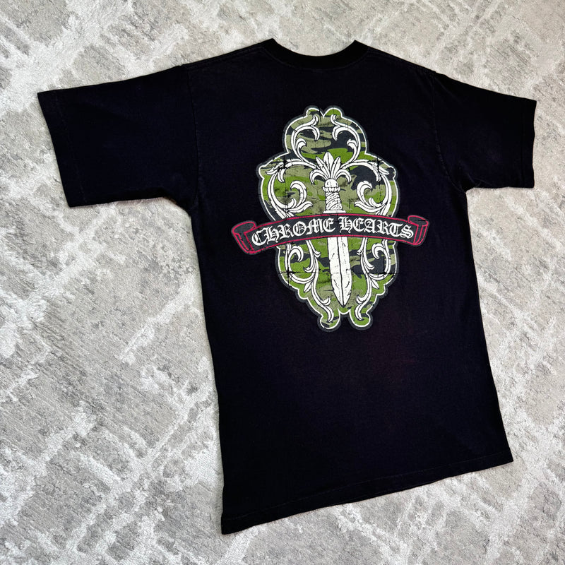 Chrome hearts vintage vine dagger short sleeve shirt - Million Dollar Streetwear