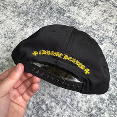 Chrome hearts baseball hat black yellow - Million Dollar Streetwear