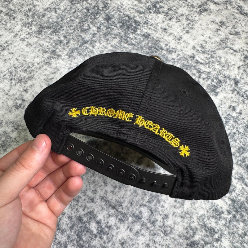Chrome hearts baseball hat black yellow - Million Dollar Streetwear