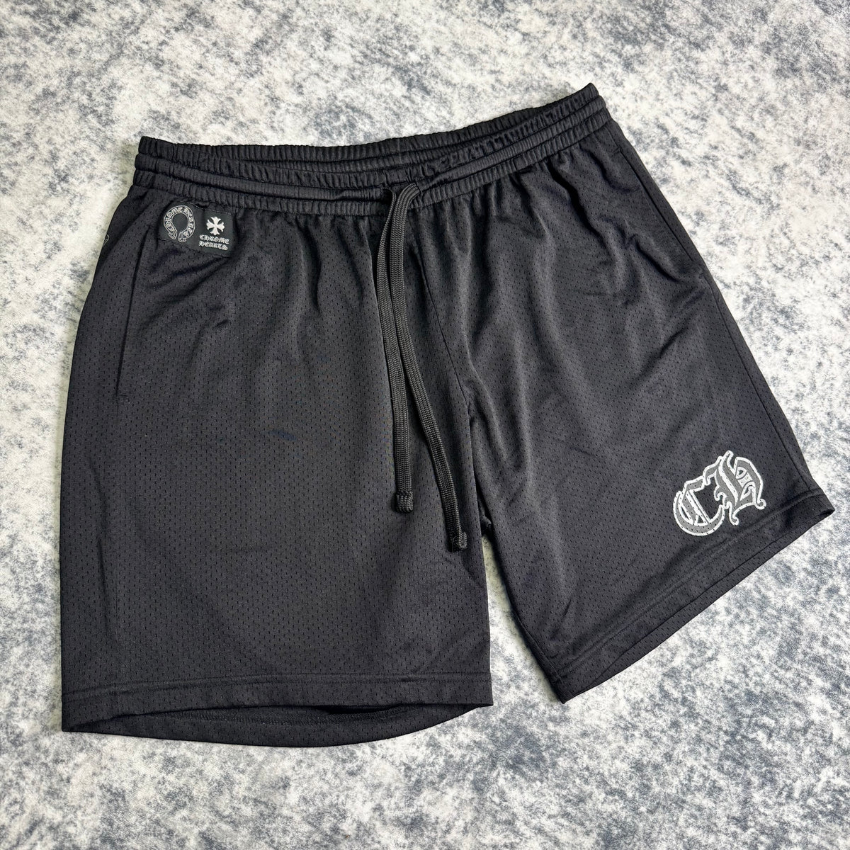 Chrome hearts mesh stadium short sleeve jersey
