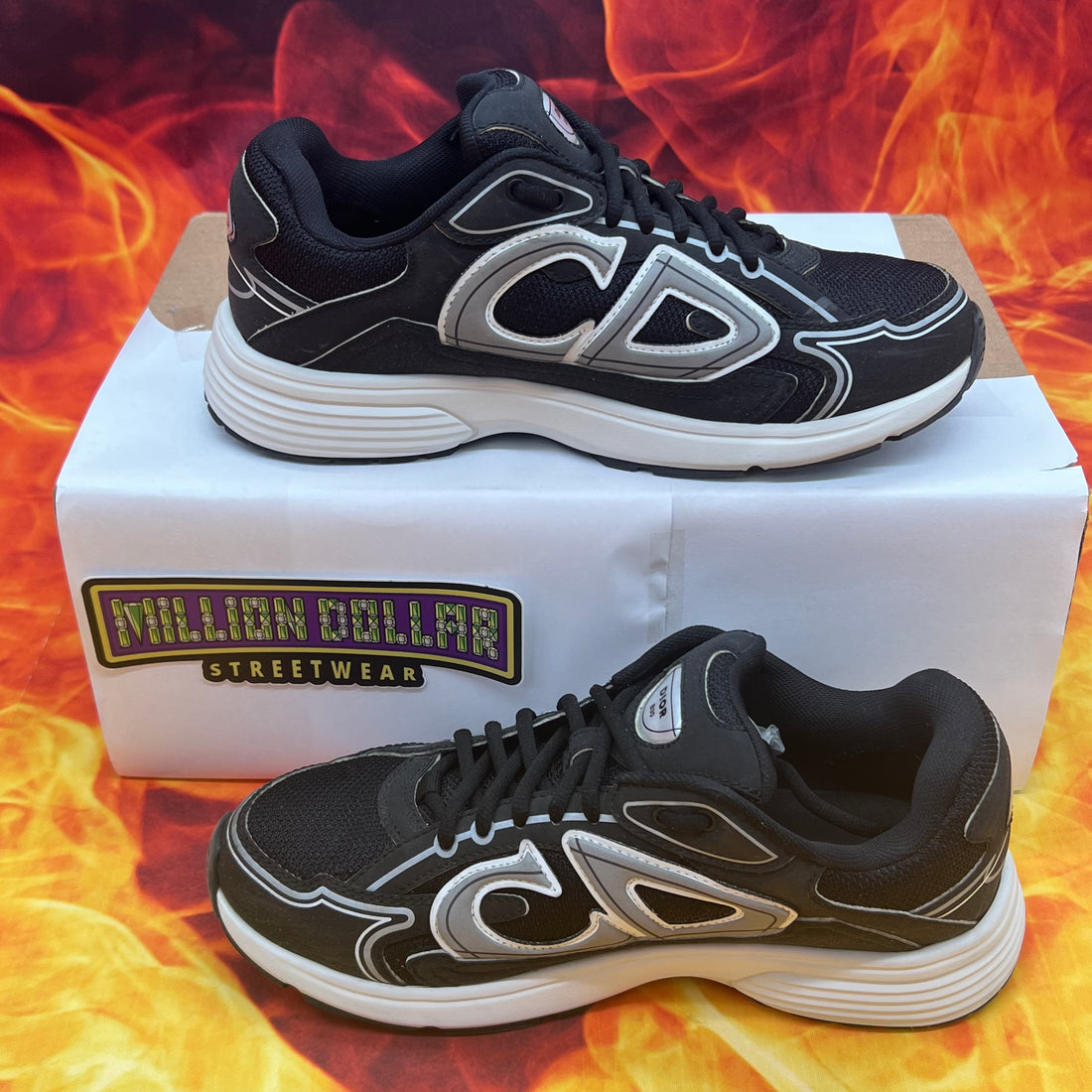 Dior b30 reflective sneaker ‘black’- 7M/40EU
