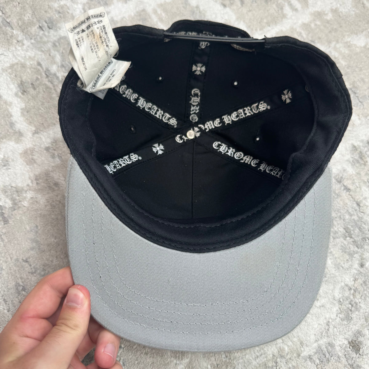 Chrome Hearts Baseball Hat — Black & Grey — photo 8