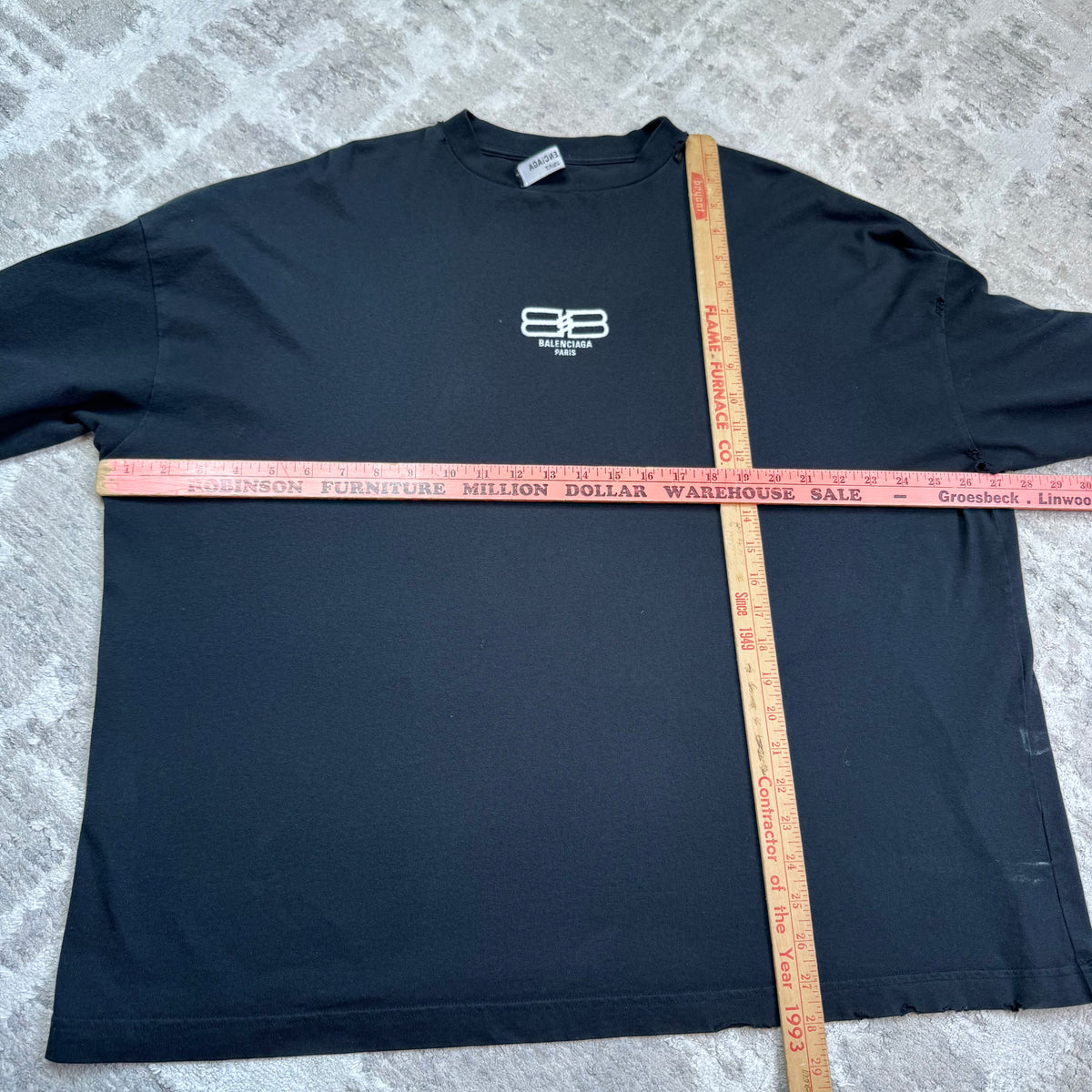 Balenciaga BB metal long sleeve shirt - Million Dollar Streetwear
