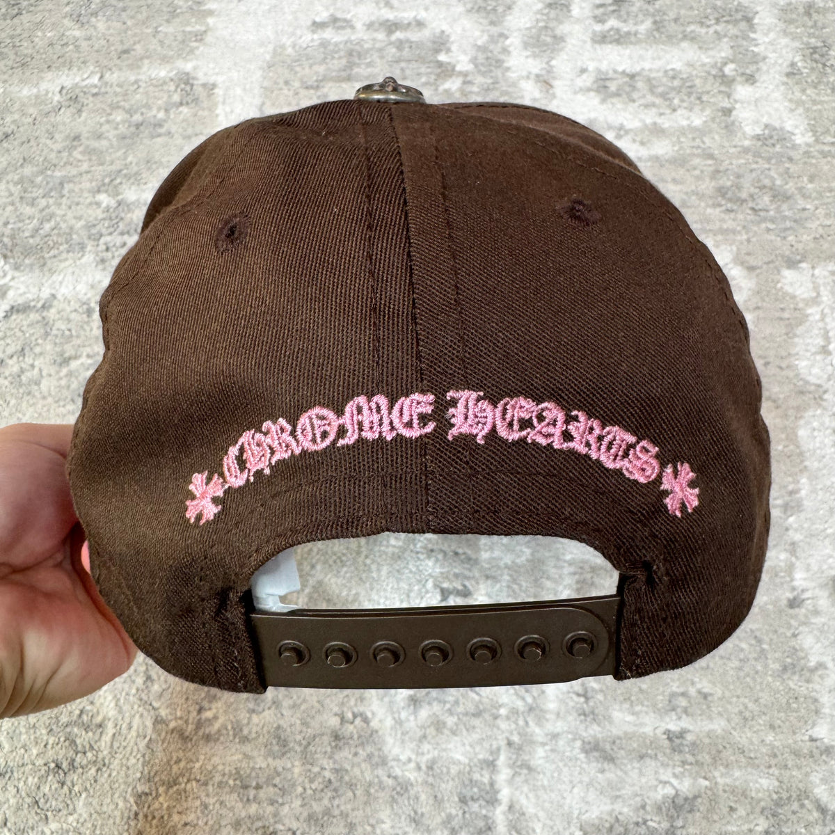 Chrome hearts baseball brown pink hat - Million Dollar Streetwear