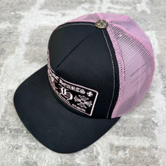 Chrome hearts pink ch Hollywood trucker hat - Million Dollar Streetwear