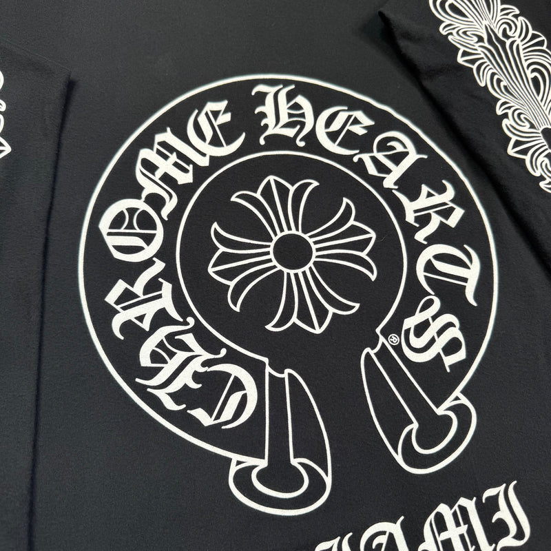 Chrome hearts Miami exclusive horseshoe floral long sleeve shirt - Million Dollar Streetwear