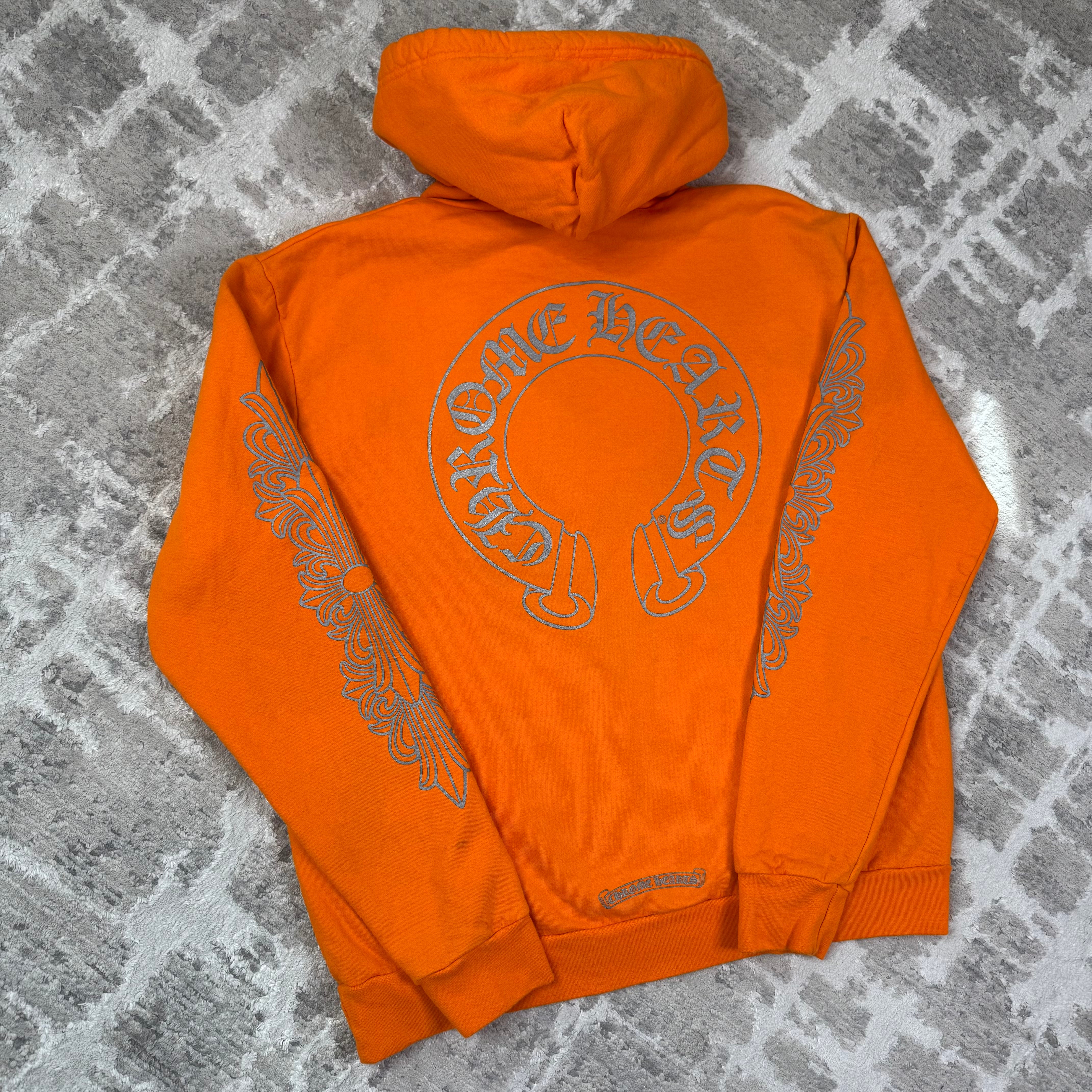 Chrome hearts Miami floral horseshoe pullover hoodie