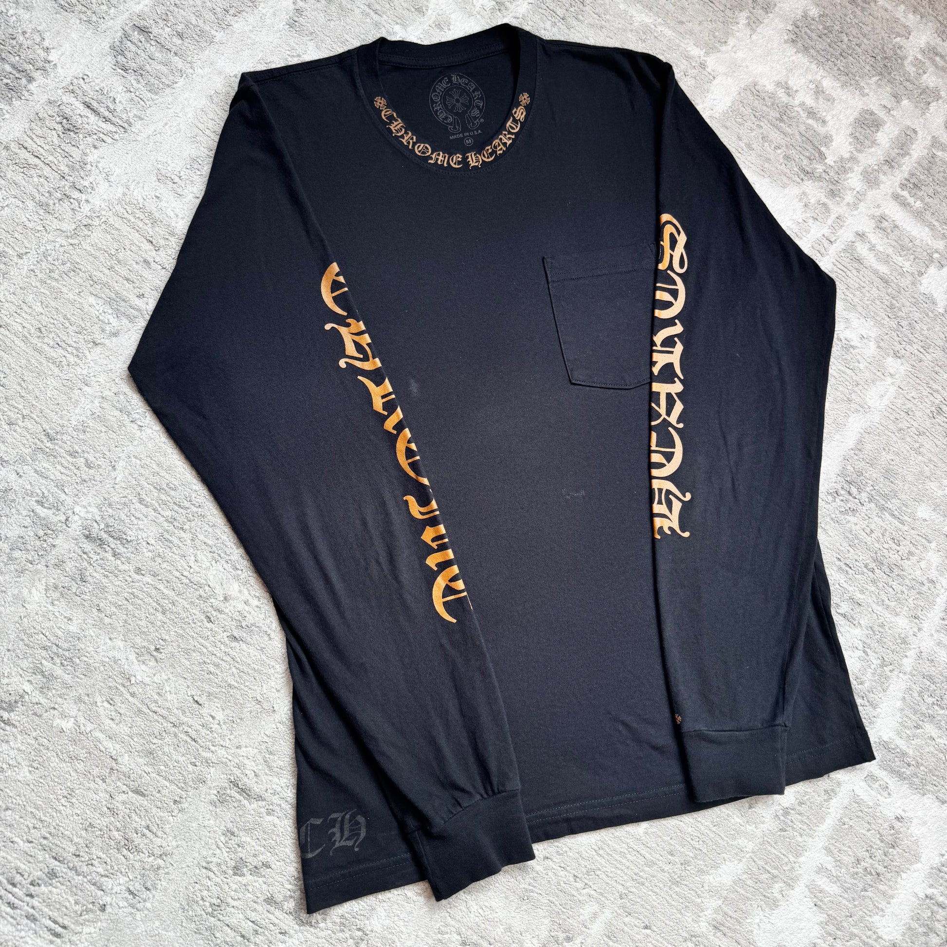 Chrome Hearts Neck Logo Long Sleeve Shirt