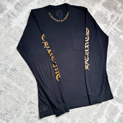 Chrome Hearts Neck Logo Long Sleeve Shirt