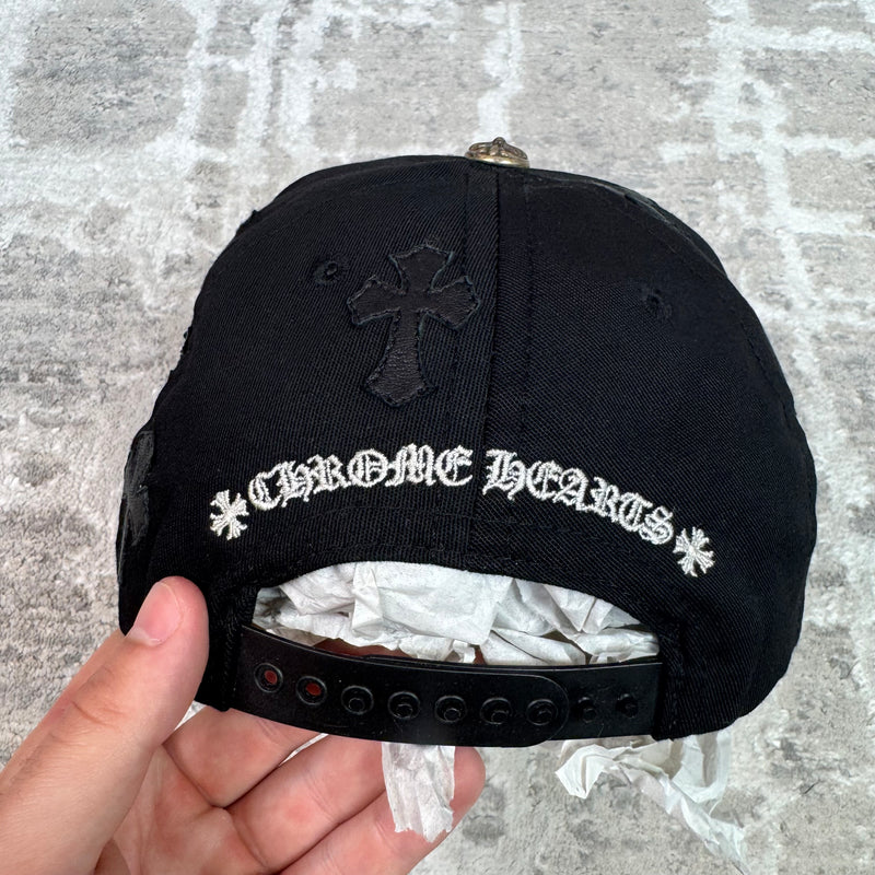 Chrome Hearts Cross Patch Baseball Hat — Black — photo 7