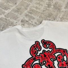Chrome hearts dagger scroll logo short sleeve tee shirt - Million Dollar Streetwear