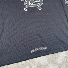 Chrome hearts mesh stadium floral long sleeve jersey - Million Dollar Streetwear