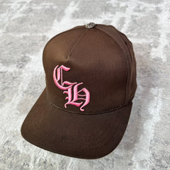 Chrome hearts baseball brown pink hat - Million Dollar Streetwear