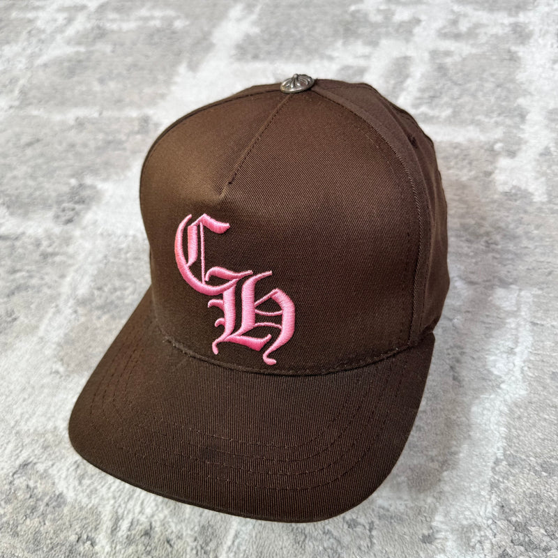 Chrome hearts baseball brown pink hat - Million Dollar Streetwear