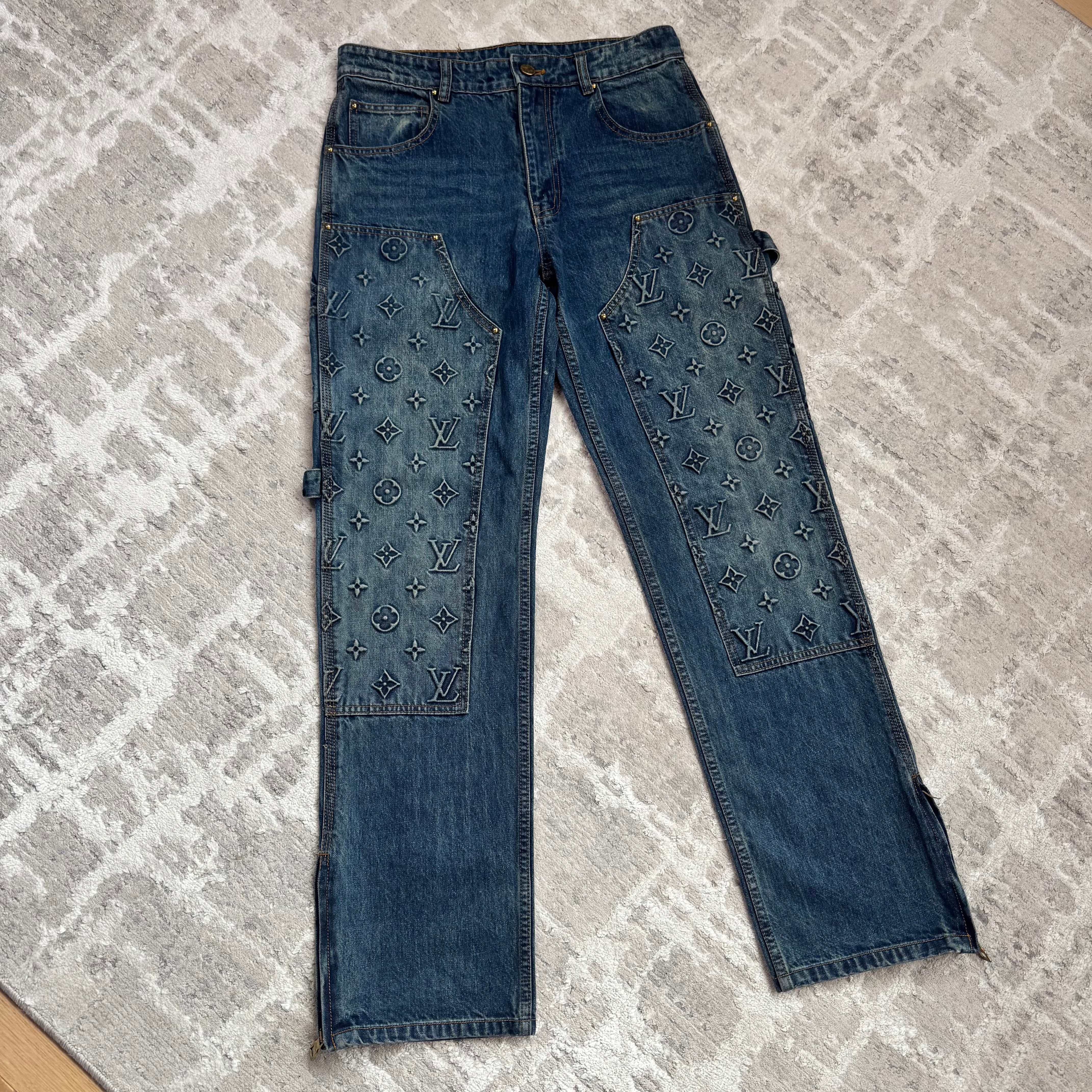 Louis Vuitton denim carpenter pants