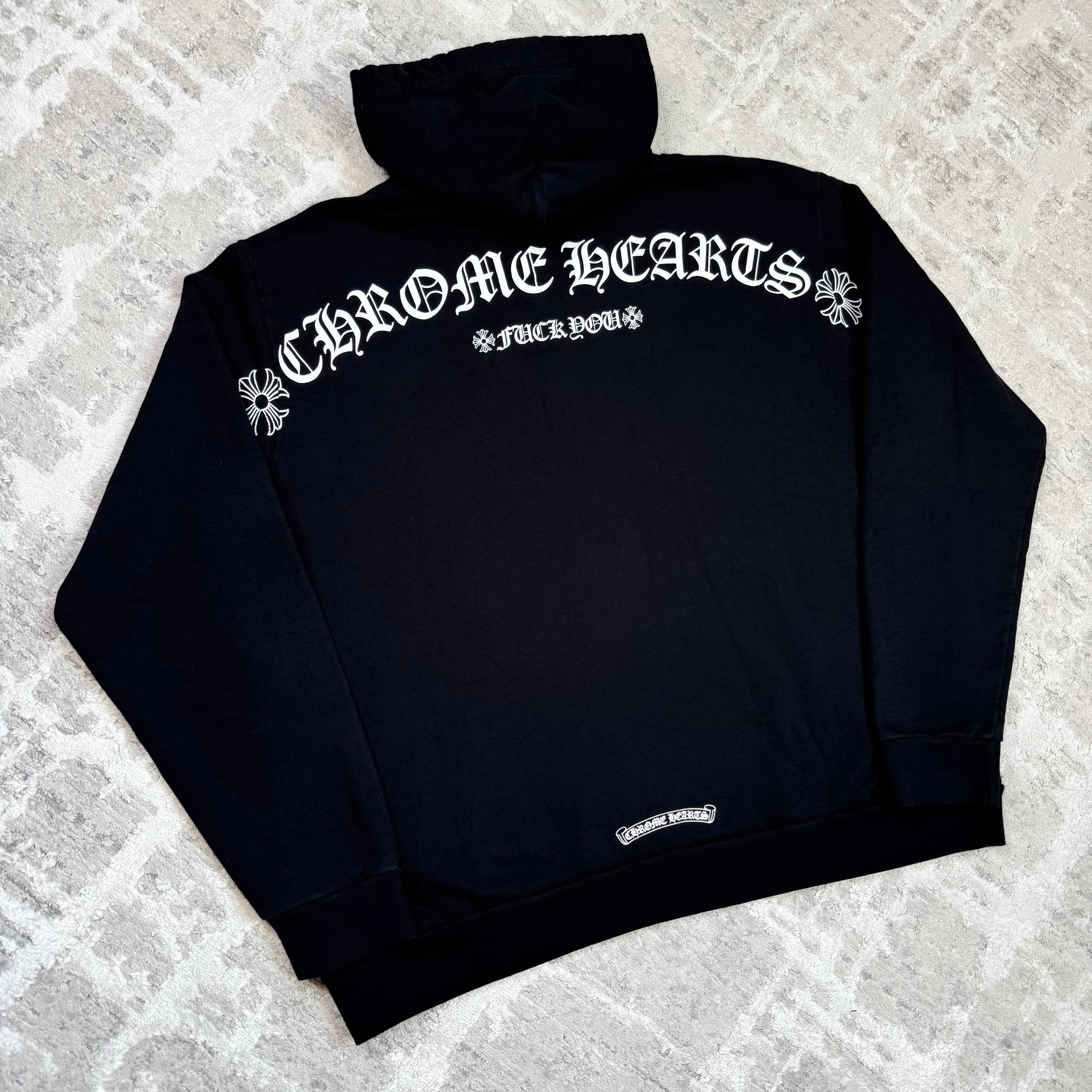 Chrome hearts t bar logo pullover hoodie