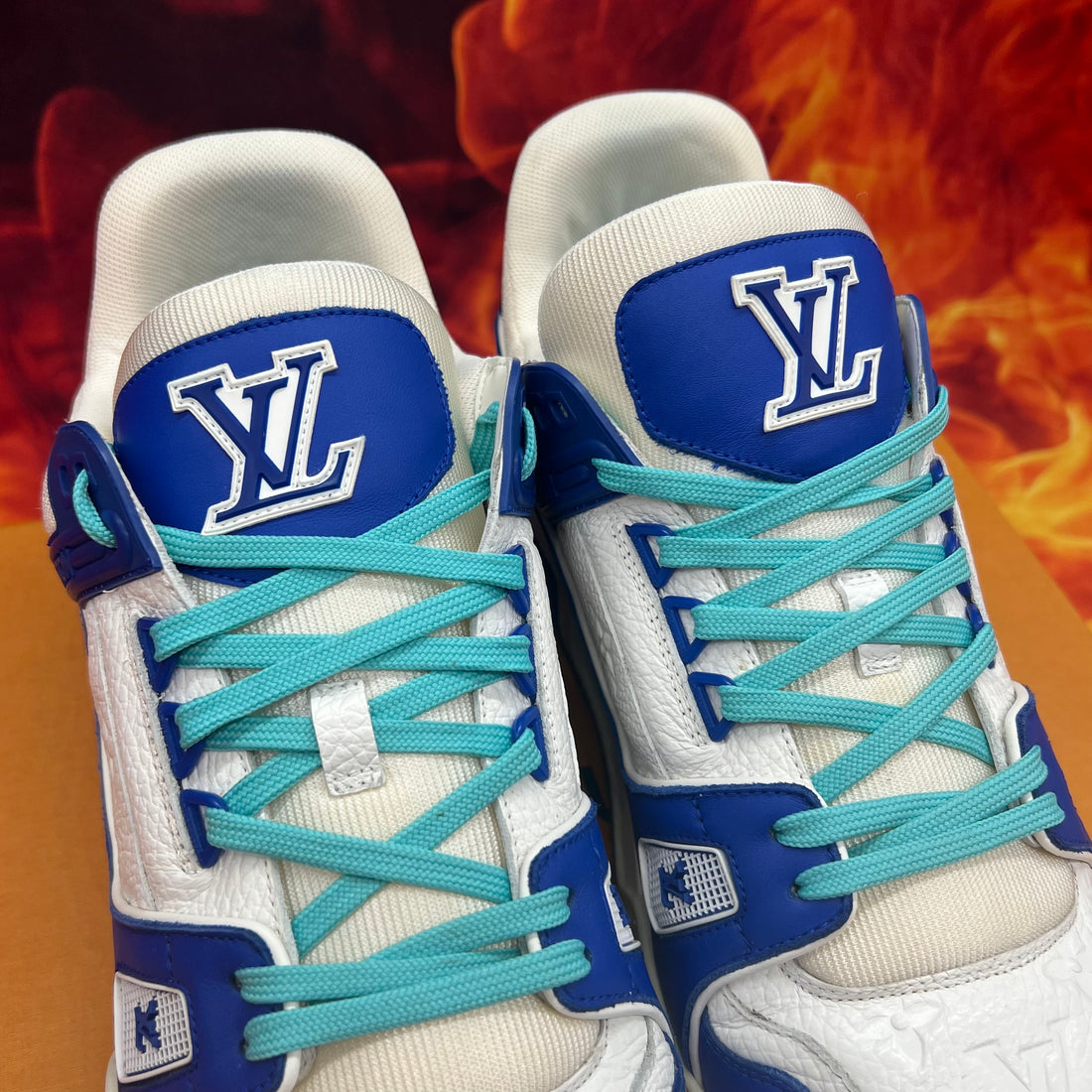 Louis Vuitton trainer low ‘sea blue’- LV 11/13M