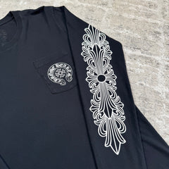 Chrome hearts Miami exclusive horseshoe floral long sleeve shirt - Million Dollar Streetwear