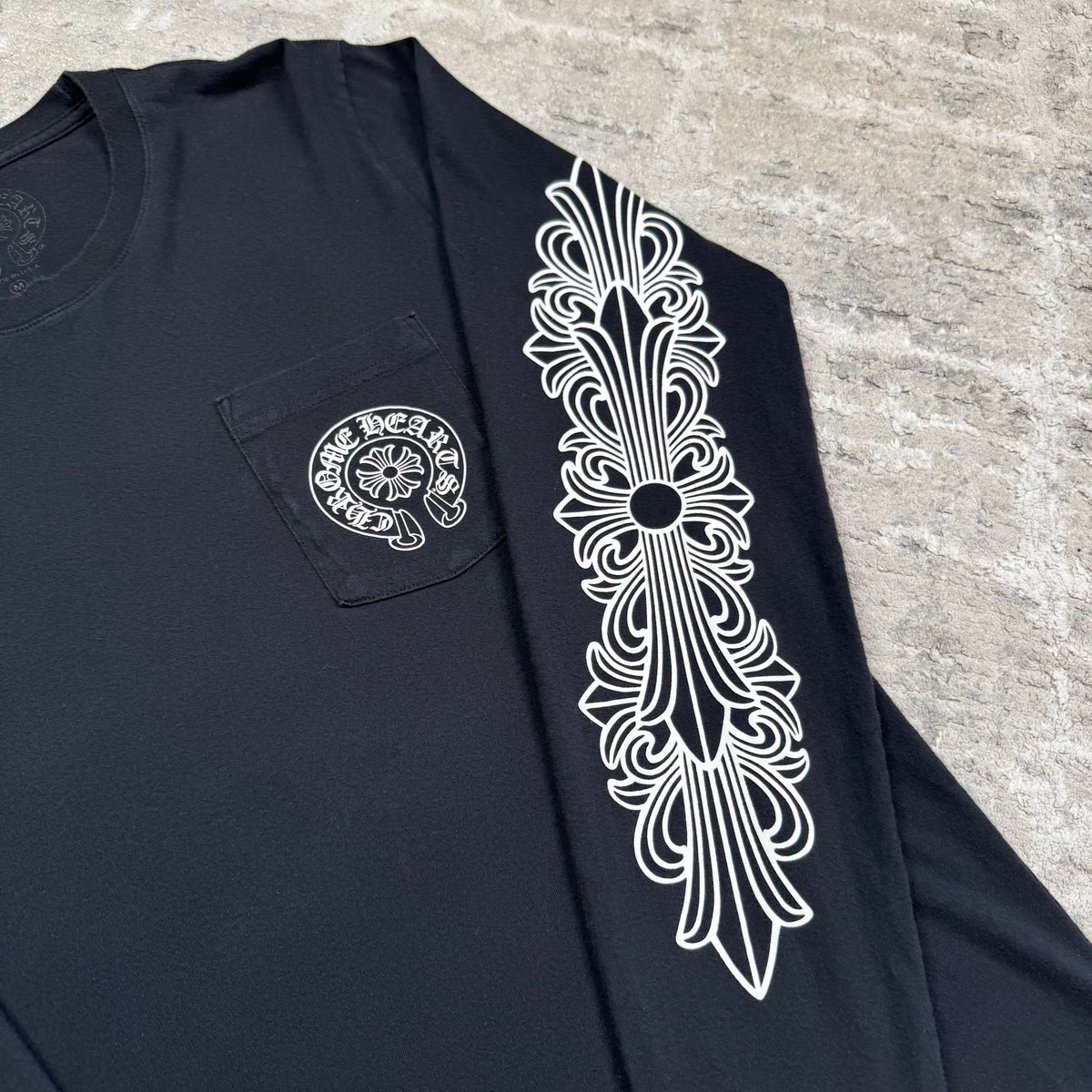 Chrome hearts Miami exclusive horseshoe floral long sleeve shirt - Million Dollar Streetwear
