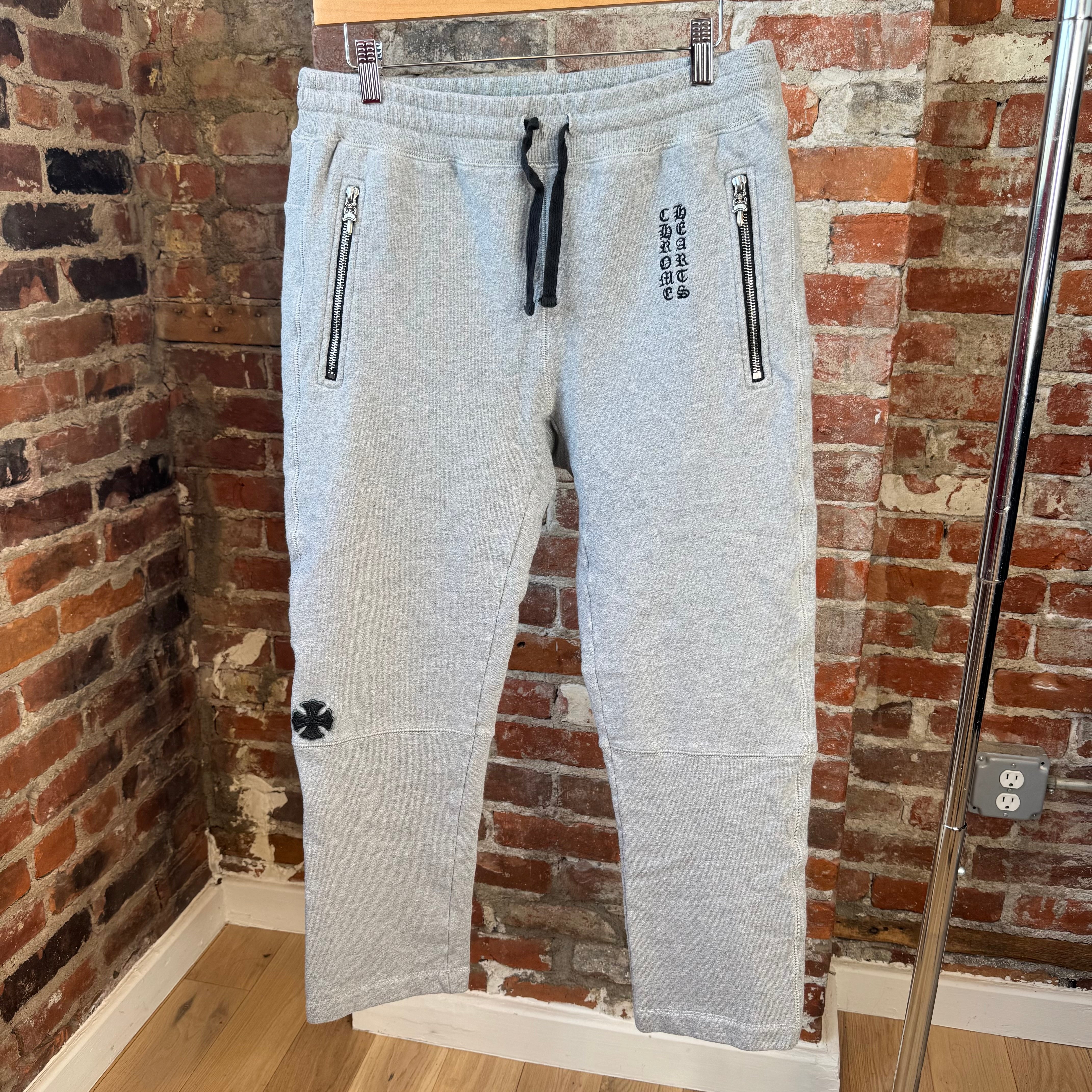 Chrome hearts y not patch dagger sweatpants