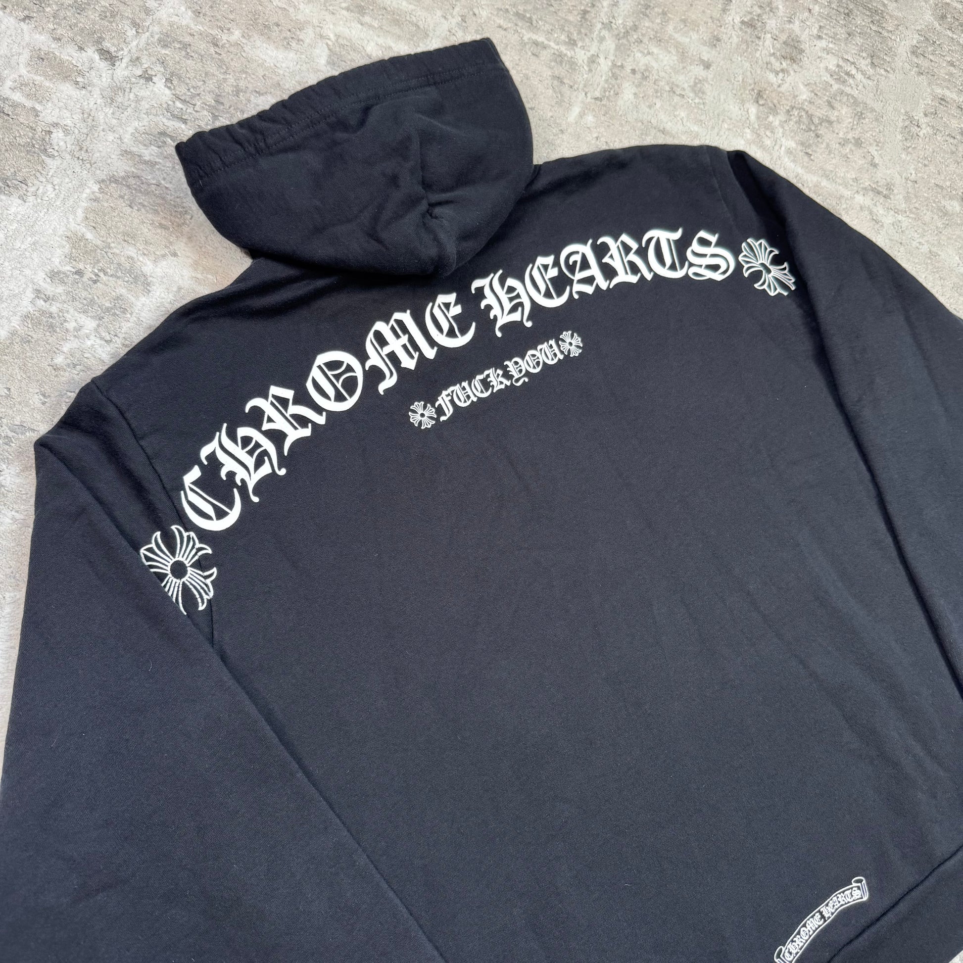 Chrome hearts t bar logo pullover hoodie - Million Dollar Streetwear