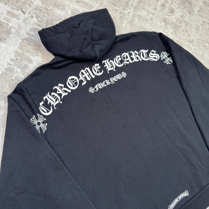 Chrome hearts t bar logo pullover hoodie - Million Dollar Streetwear