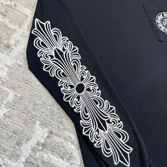 Chrome hearts Miami exclusive horseshoe floral long sleeve shirt - Million Dollar Streetwear