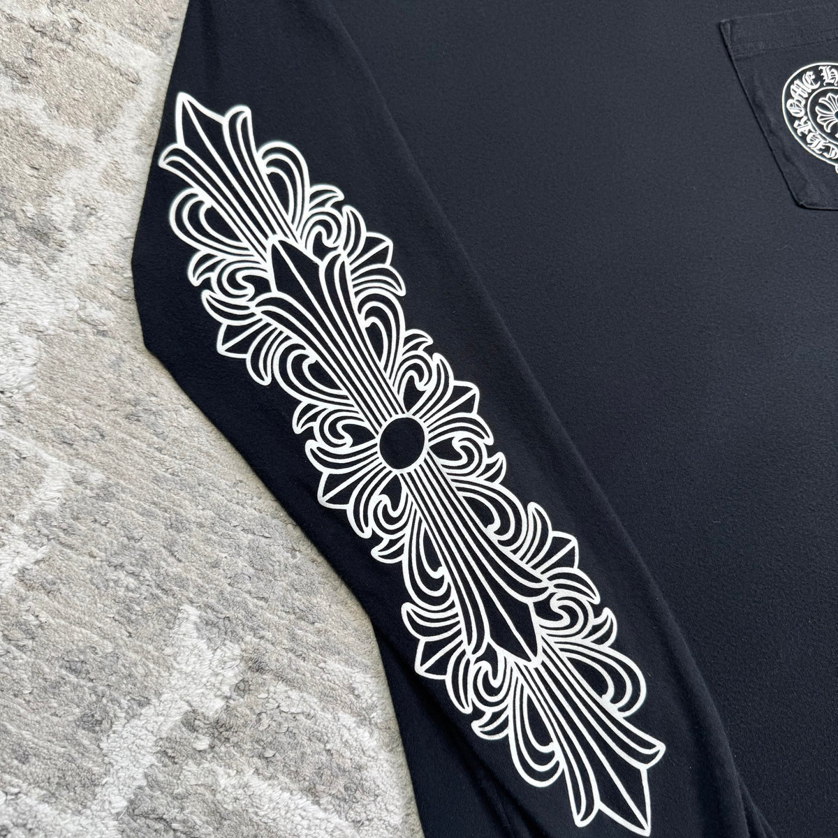 Chrome hearts Miami exclusive horseshoe floral long sleeve shirt - Million Dollar Streetwear