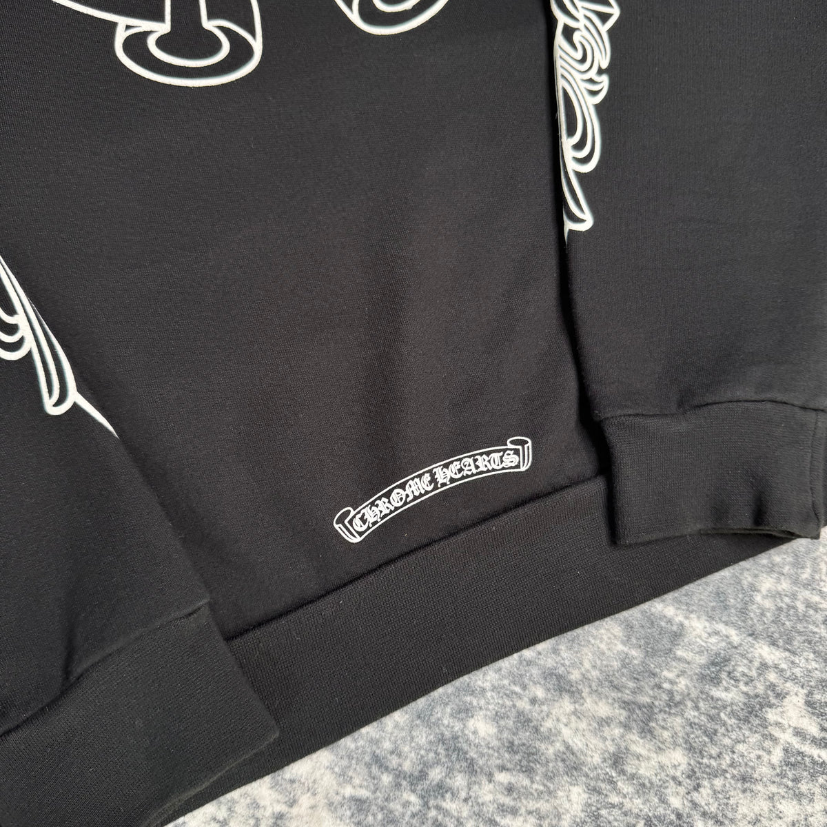 Chrome hearts horseshoe floral pullover hoodie - Million Dollar Streetwear