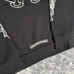 Chrome hearts horseshoe floral pullover hoodie - Million Dollar Streetwear