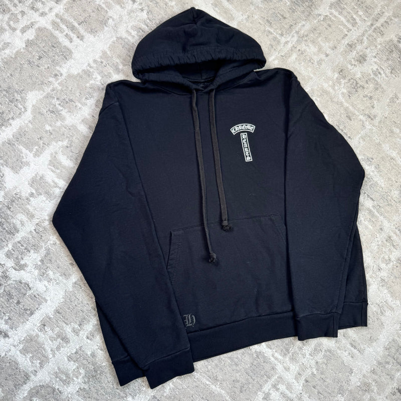 Chrome hearts t bar logo pullover hoodie - Million Dollar Streetwear