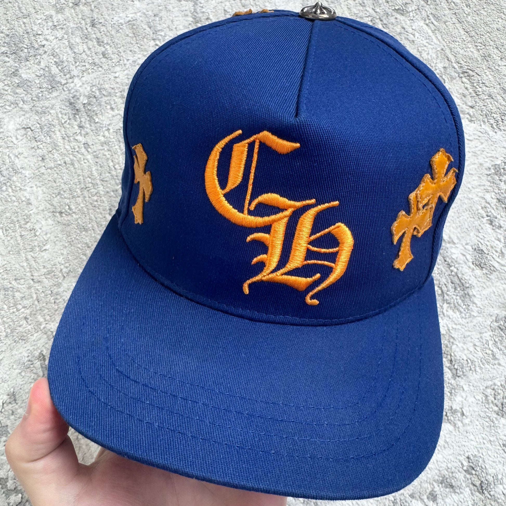 Chrome hearts cross patch baseball hat - Million Dollar Streetwear