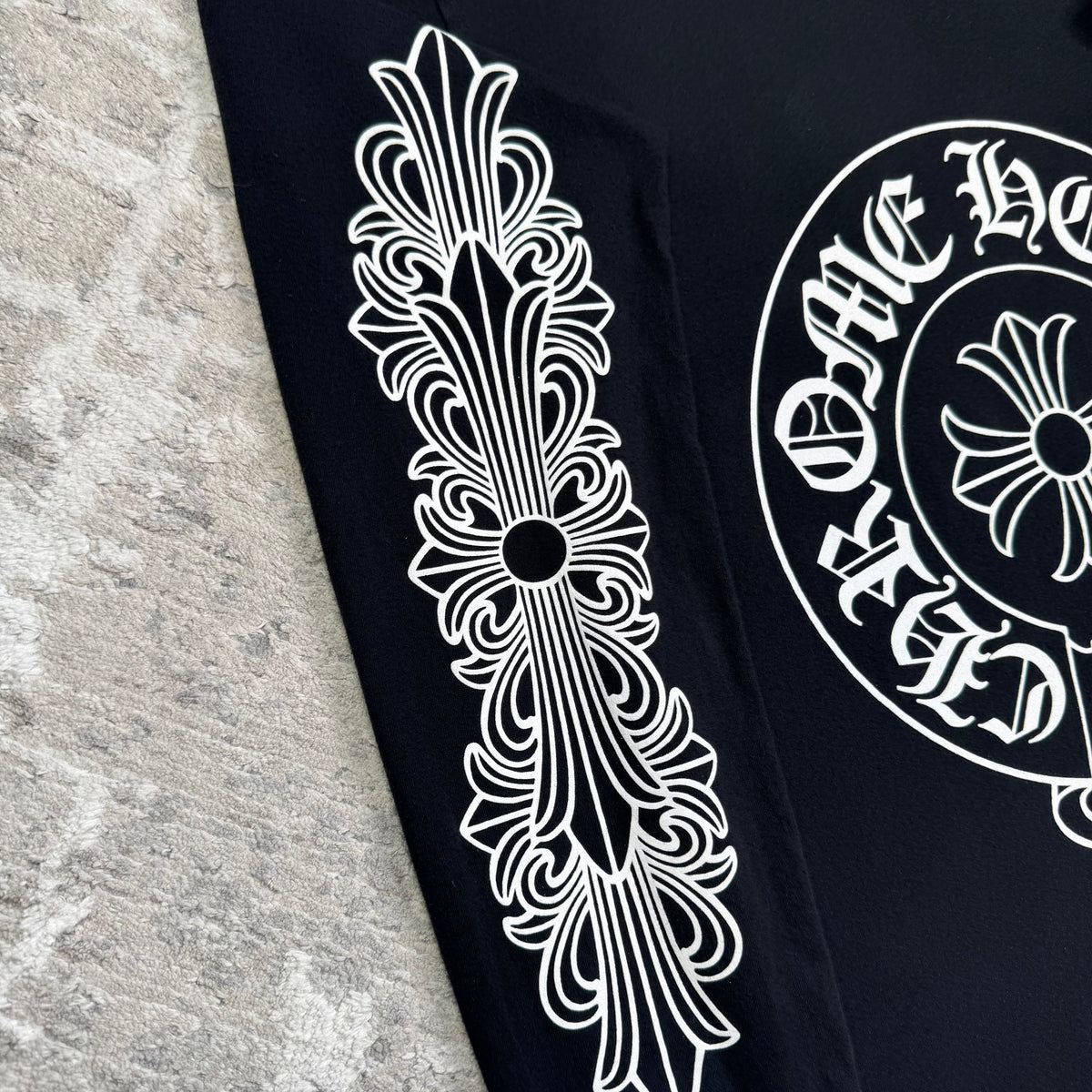 Chrome hearts Miami exclusive horseshoe floral long sleeve shirt - Million Dollar Streetwear