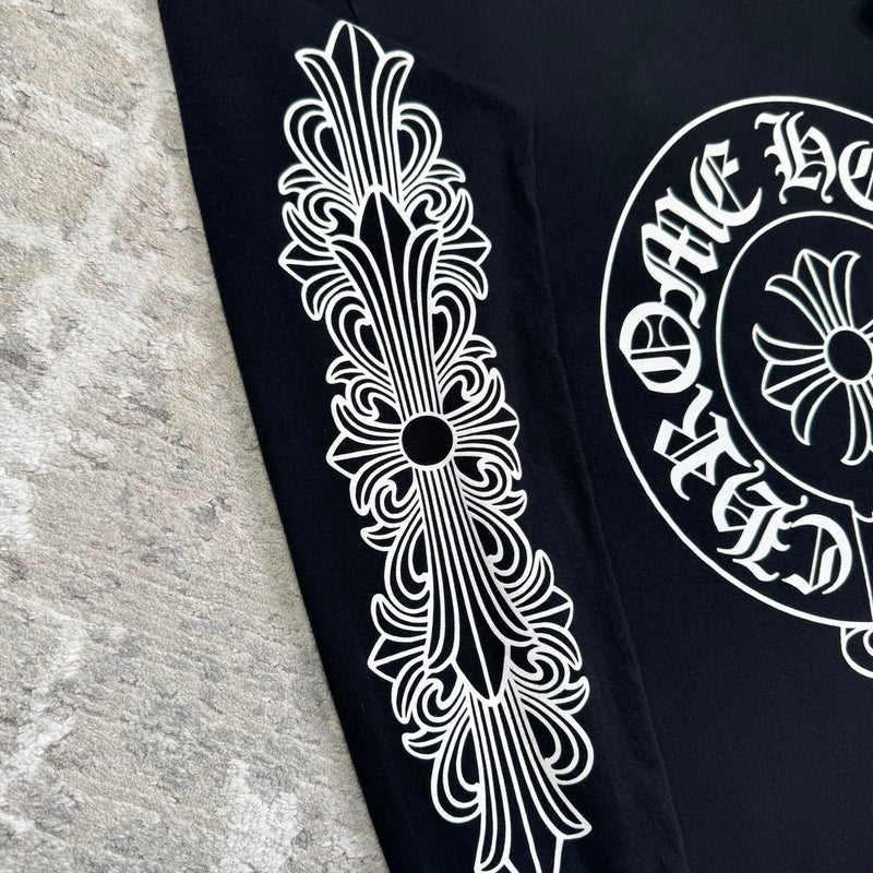 Chrome hearts Miami exclusive horseshoe floral long sleeve shirt - Million Dollar Streetwear