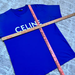 Celine logo short sleeve tee shirt - Million Dollar Streetwear