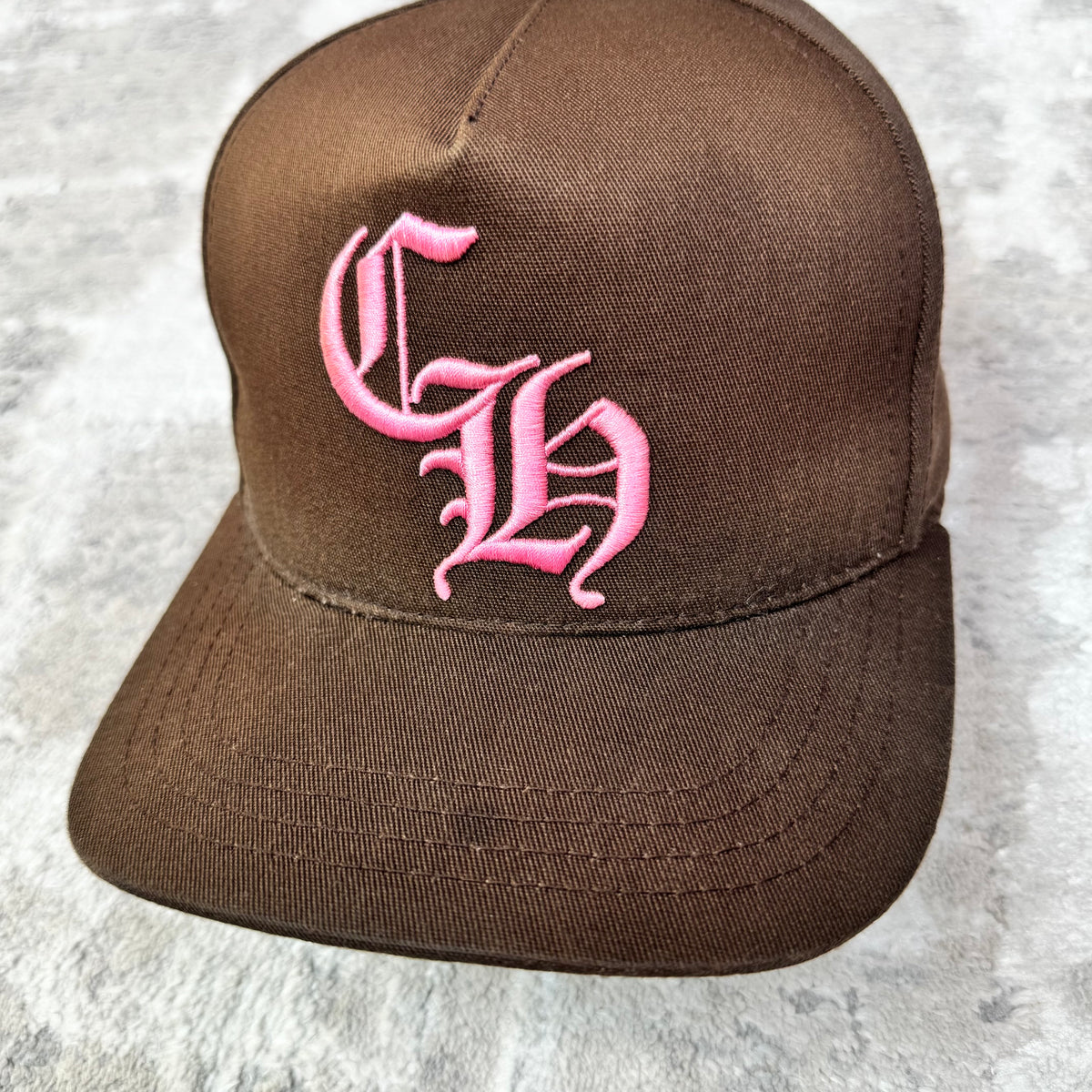 Chrome hearts baseball brown pink hat - Million Dollar Streetwear