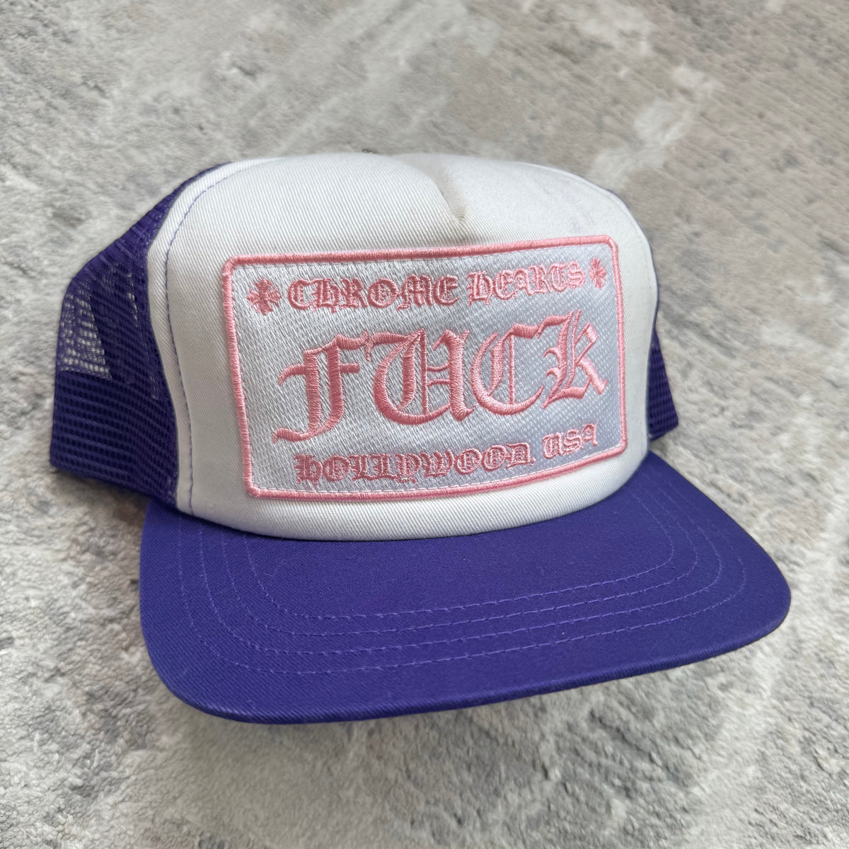 Chrome hearts fuck Hollywood trucker hat