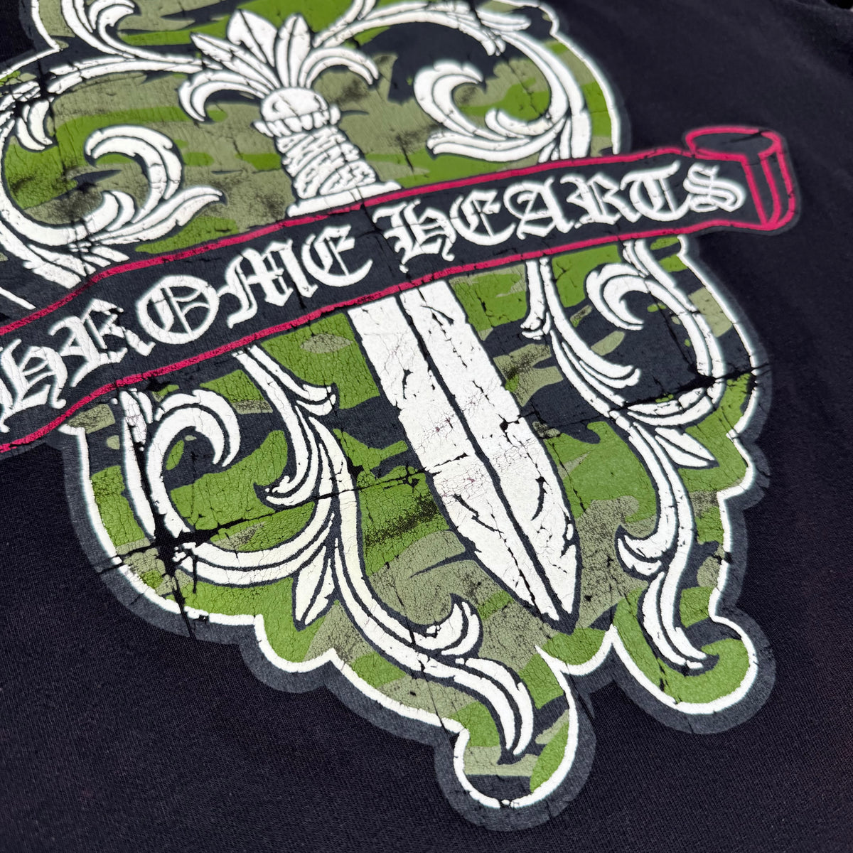 Chrome hearts vintage vine dagger short sleeve shirt - Million Dollar Streetwear