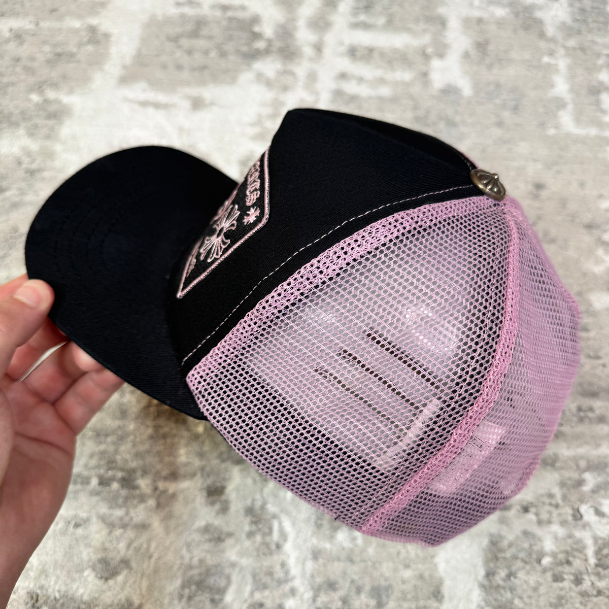 Chrome hearts pink ch Hollywood trucker hat - Million Dollar Streetwear