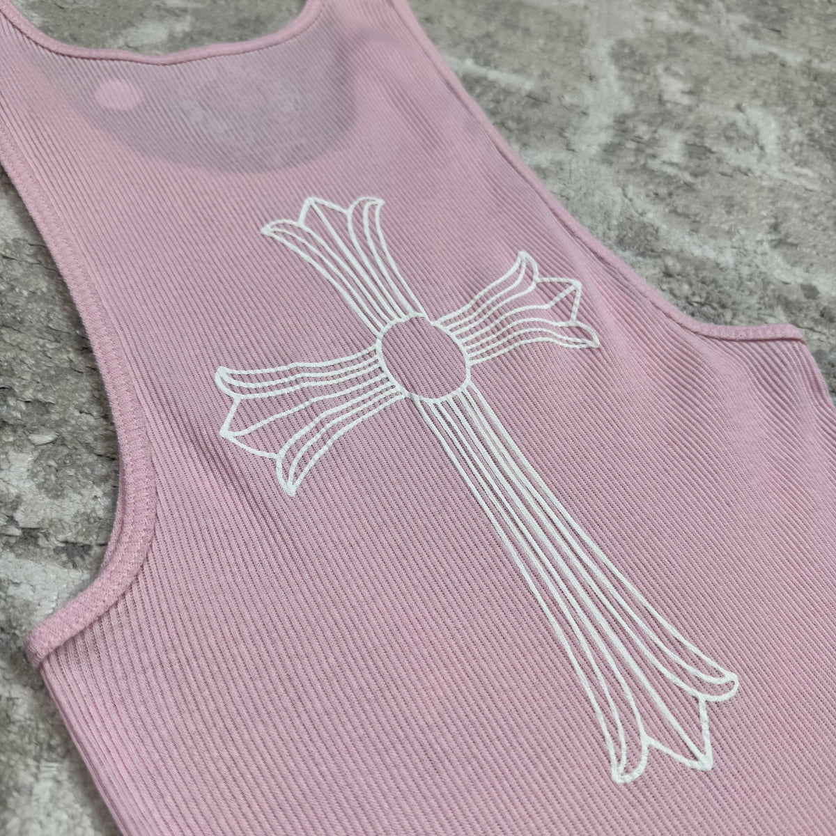 Chrome hearts cross tank top - Million Dollar Streetwear