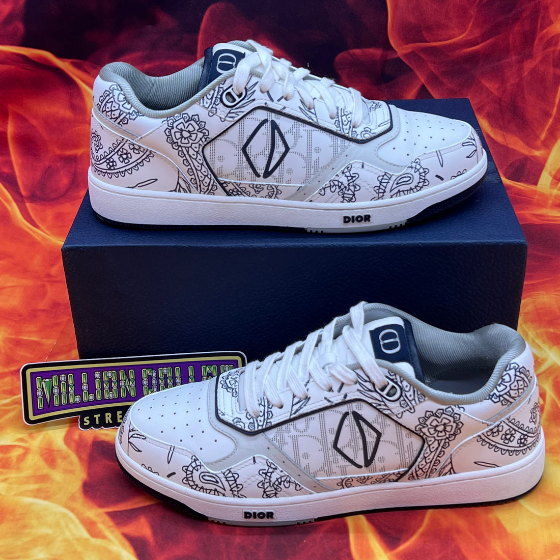 Dior b27 low ‘paisley’- 8M/41EU