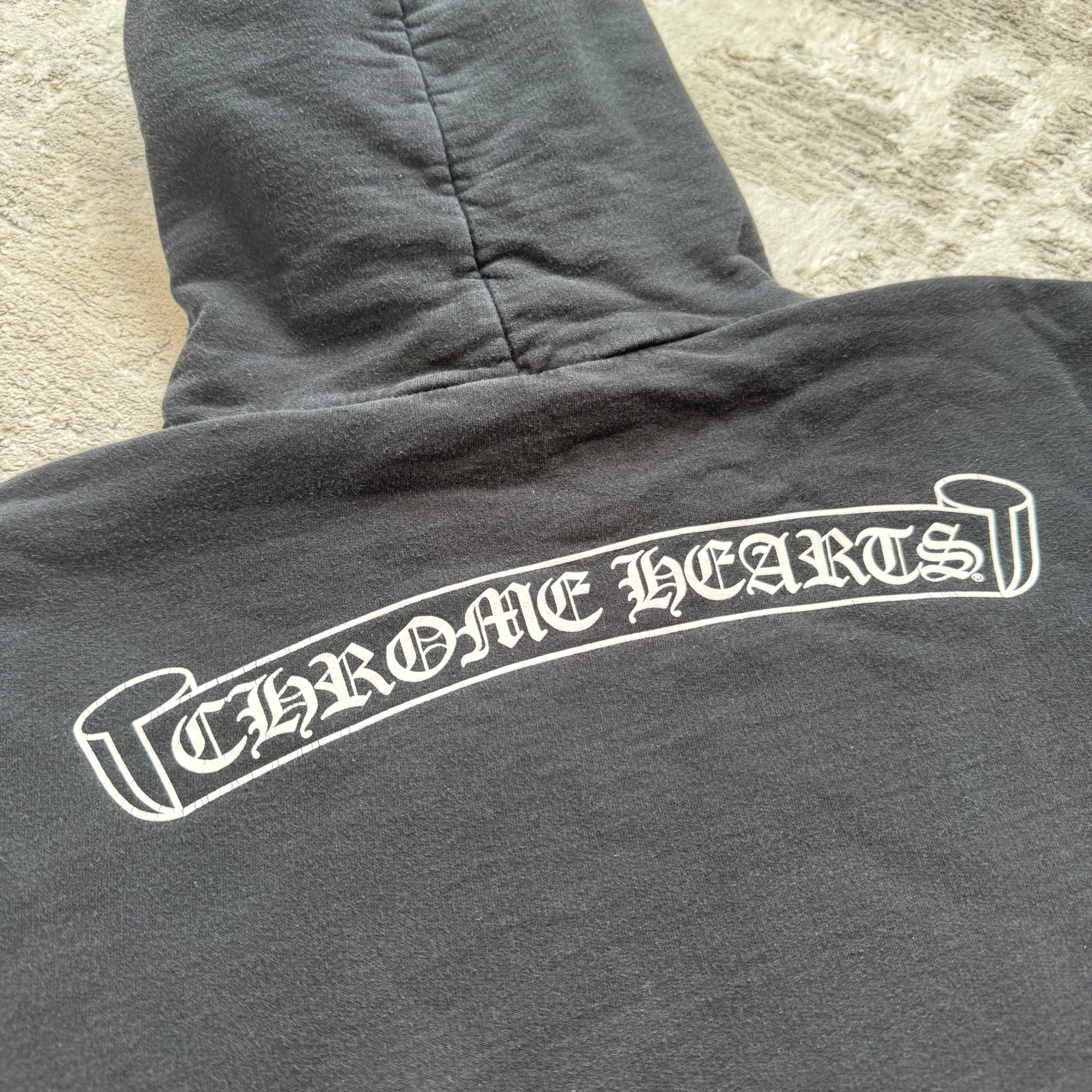 Chrome hearts cemetery multi-color cross pullover hoodie - Million Dollar Streetwear