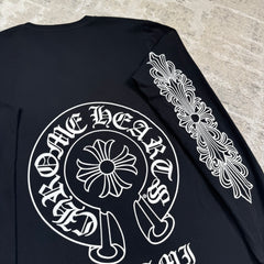 Chrome hearts Miami exclusive horseshoe floral long sleeve shirt - Million Dollar Streetwear