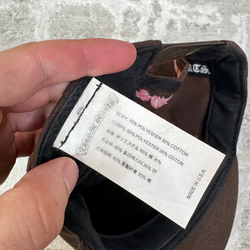Chrome hearts baseball brown pink hat - Million Dollar Streetwear