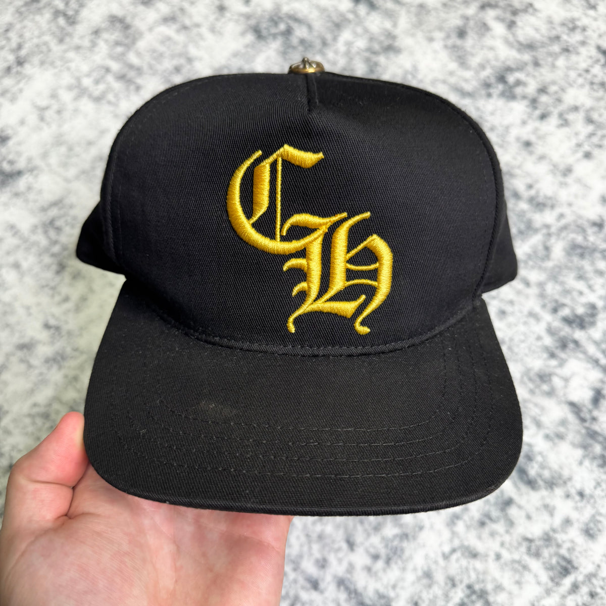 Chrome hearts baseball hat black yellow - Million Dollar Streetwear