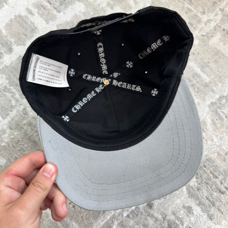 Chrome Hearts Cross Patch Baseball Hat — Black — photo 11