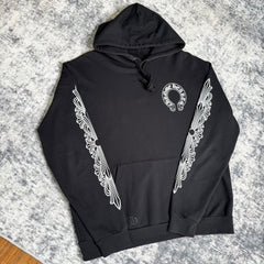 Chrome hearts horseshoe floral pullover hoodie - Million Dollar Streetwear